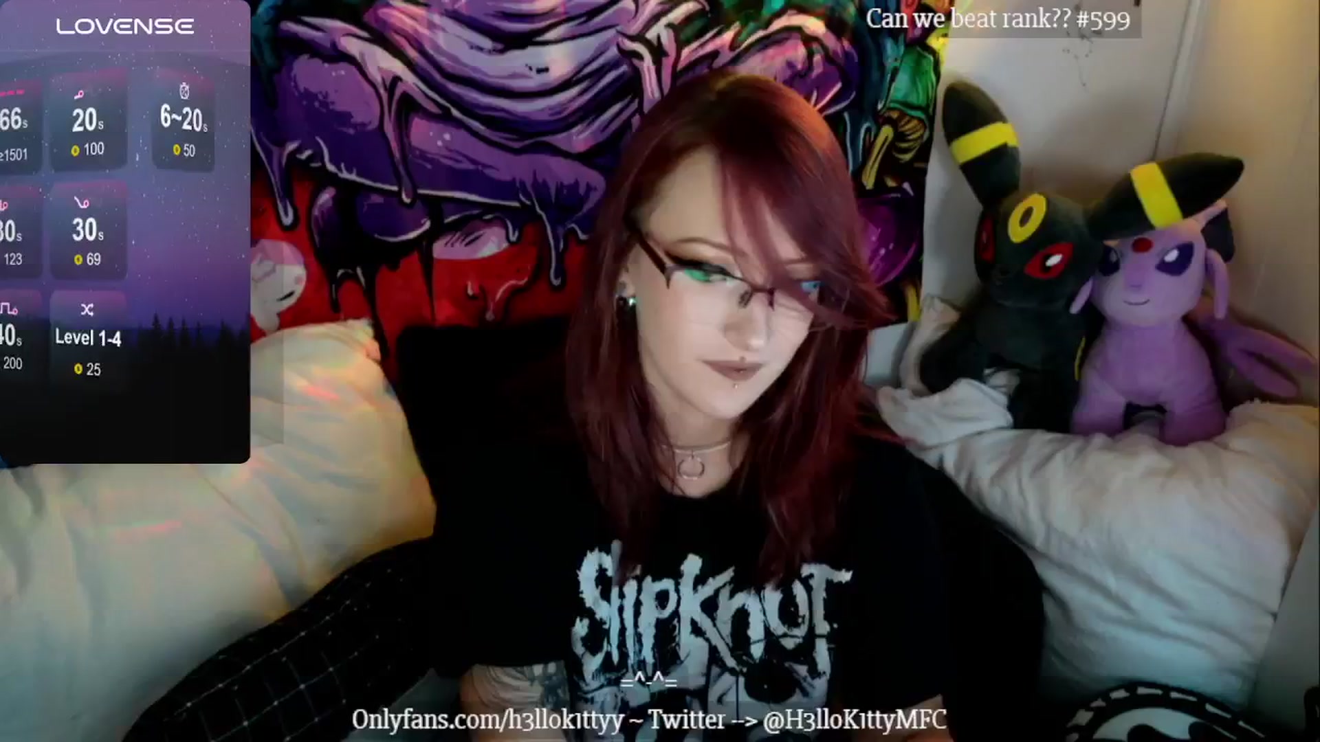 Gallery image thumbnail from H3llok1tty's myfreecams stream on, 08/13/2024, 10:27 image 11 of 20