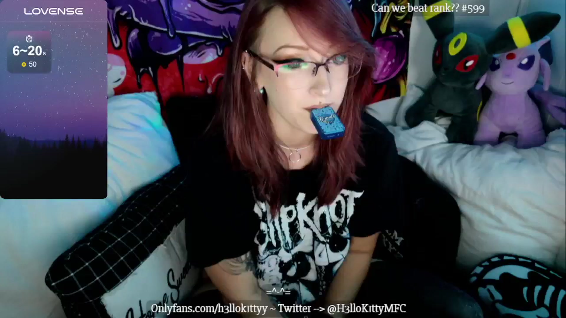 Gallery image thumbnail from H3llok1tty's myfreecams stream on, 08/13/2024, 10:27 image 4 of 20