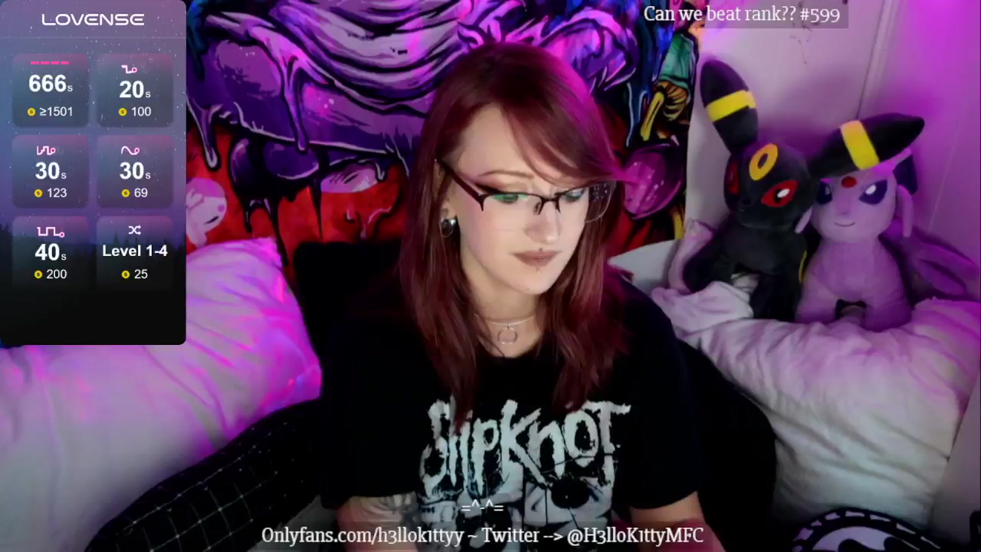 Gallery image thumbnail from H3llok1tty's myfreecams stream on, 08/13/2024, 10:27 image 9 of 20