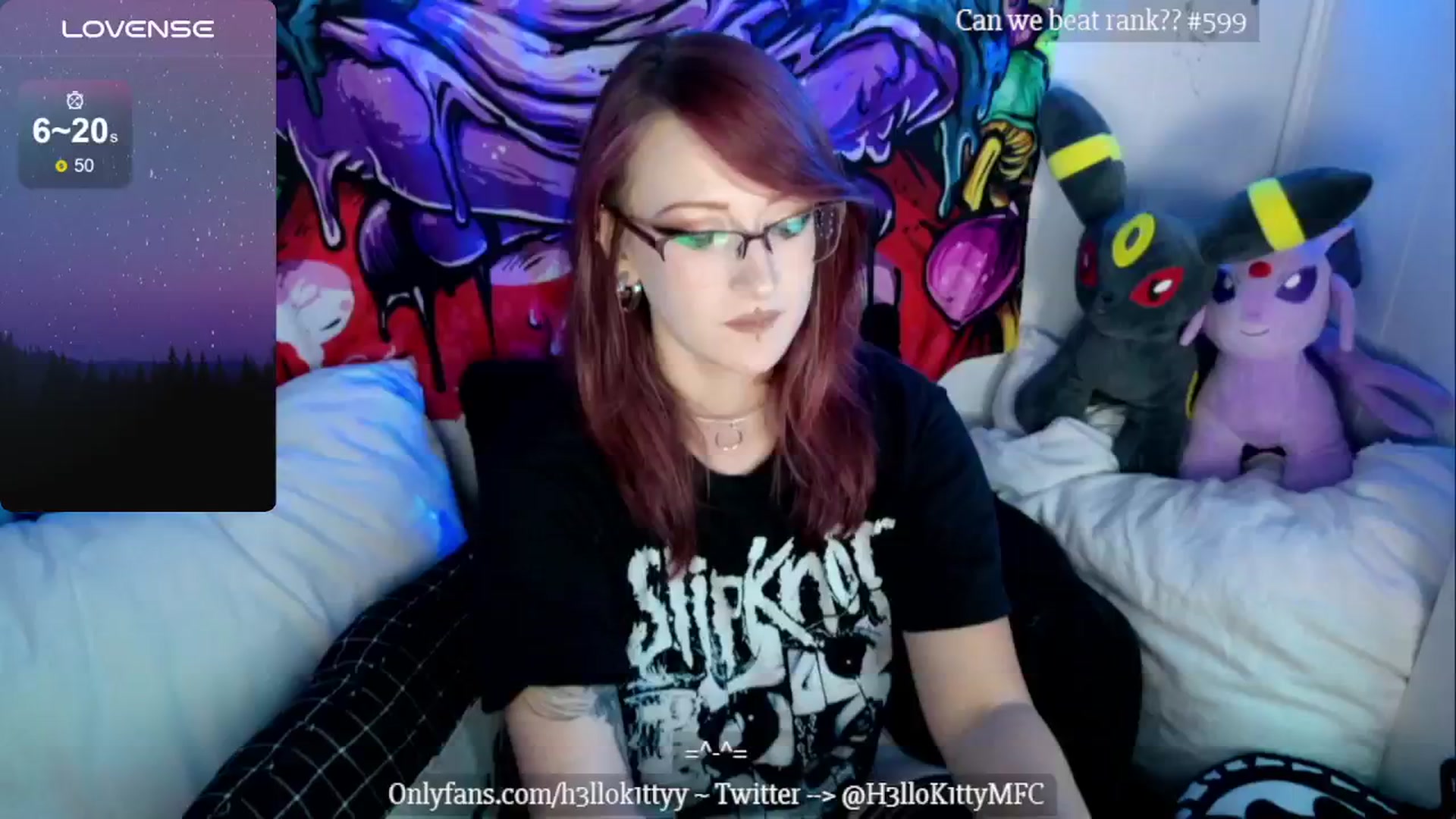 Gallery image thumbnail from H3llok1tty's myfreecams stream on, 08/13/2024, 10:27 image 13 of 20