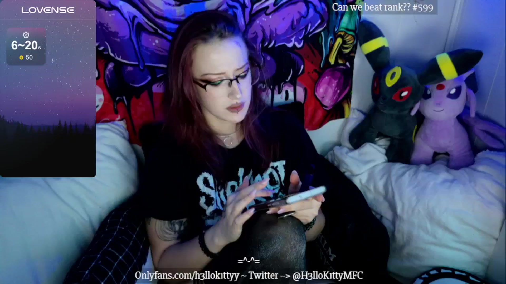 Gallery image thumbnail from H3llok1tty's myfreecams stream on, 08/13/2024, 10:27 image 19 of 20