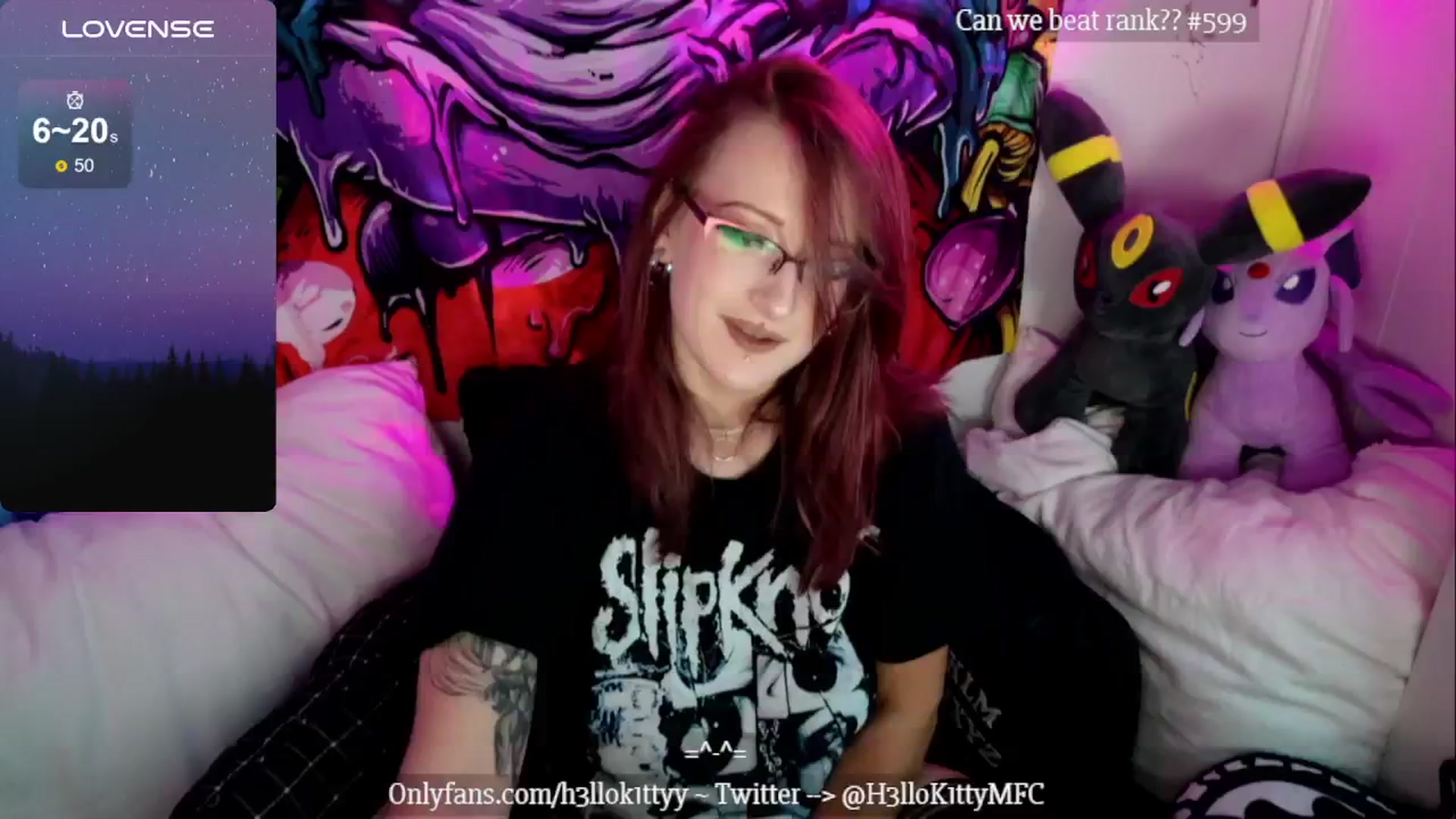 Gallery image thumbnail from H3llok1tty's myfreecams stream on, 08/13/2024, 10:27 image 15 of 20