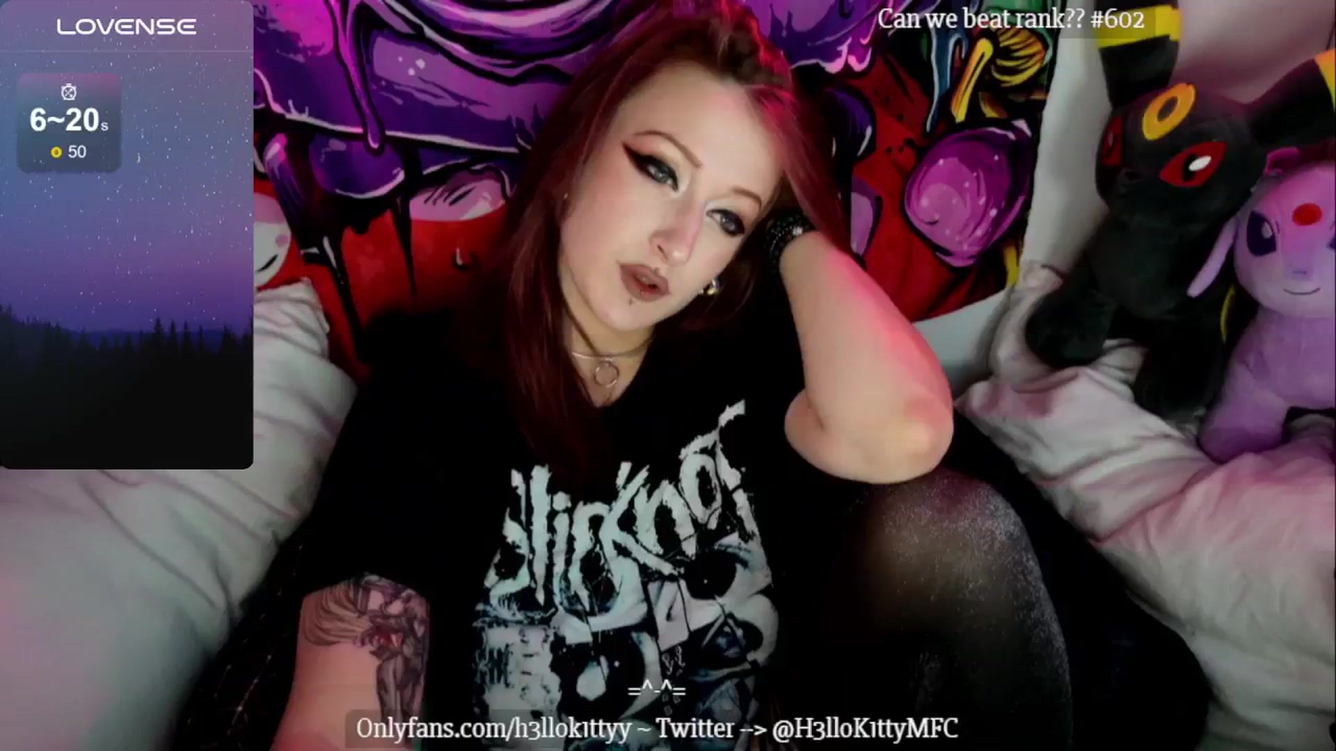 Gallery image thumbnail from H3llok1tty's myfreecams stream on, 08/13/2024, 11:15 image 16 of 20