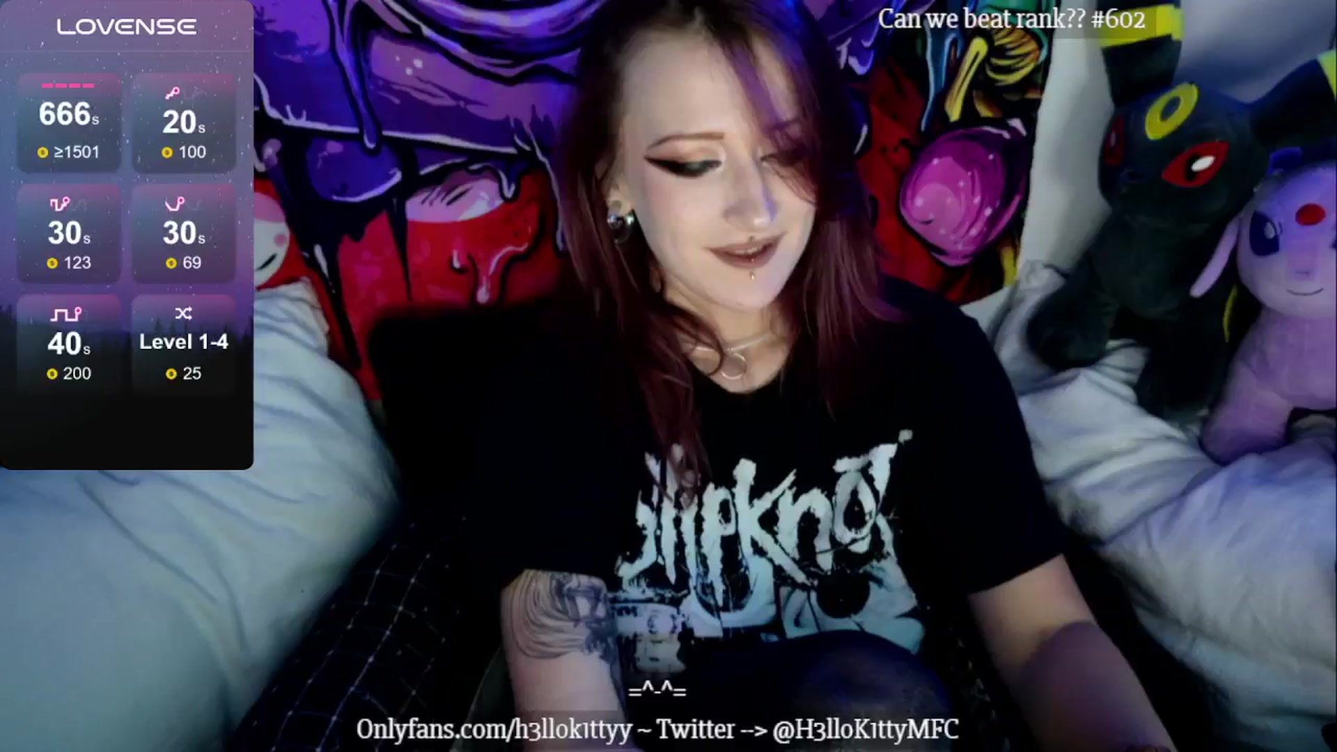 Gallery image thumbnail from H3llok1tty's myfreecams stream on, 08/13/2024, 11:15 image 18 of 20