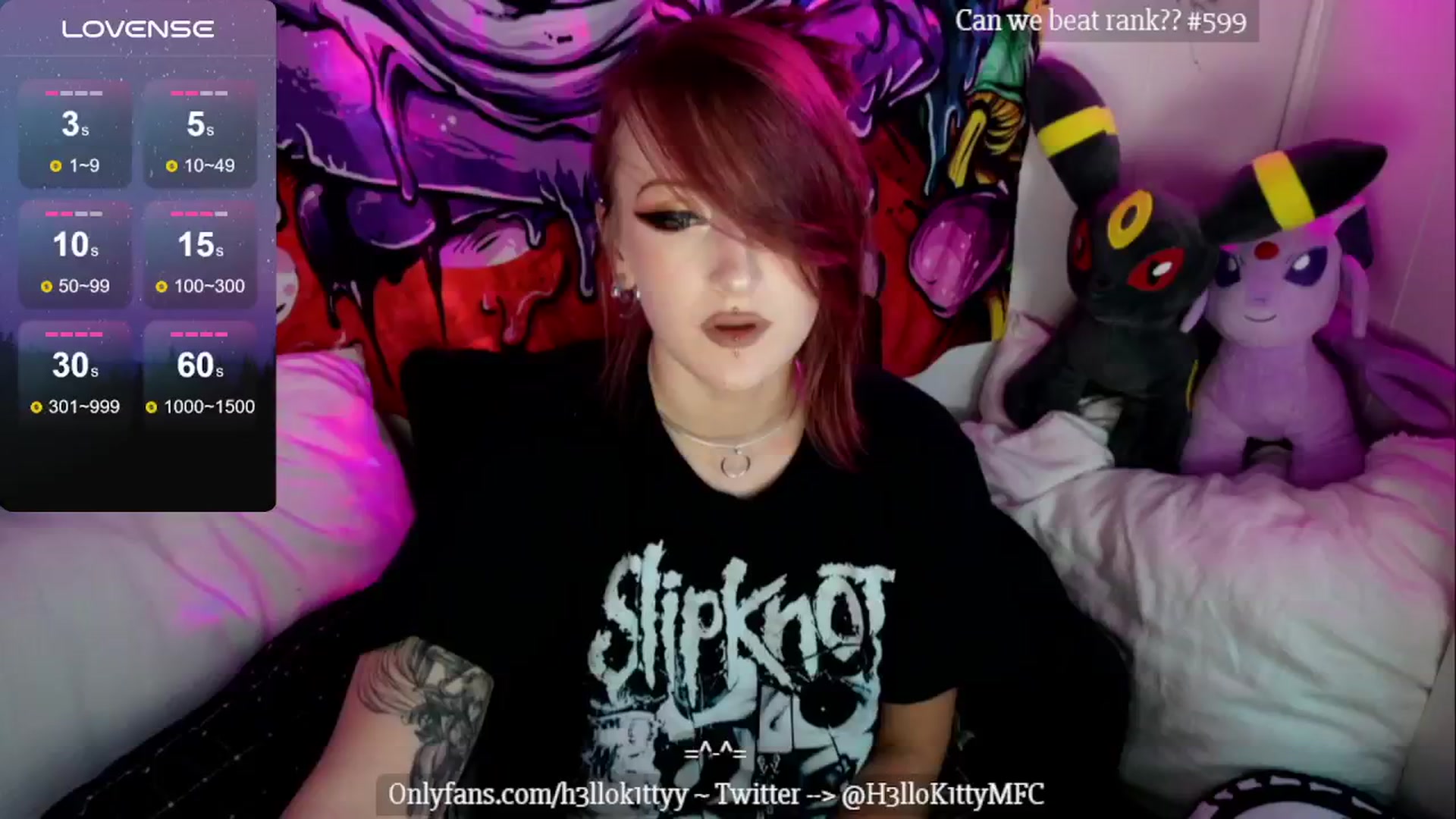 Gallery image thumbnail from H3llok1tty's myfreecams stream on, 08/13/2024, 11:15 image 1 of 20
