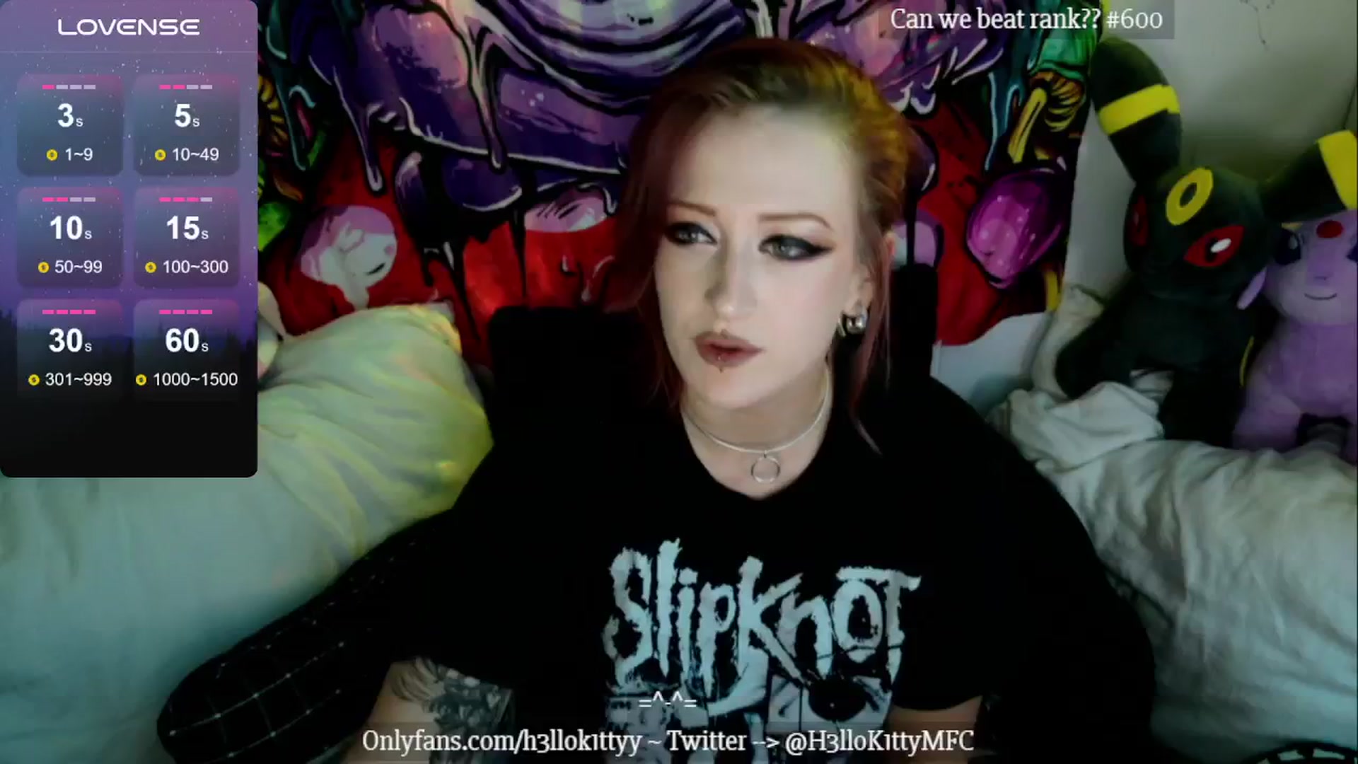 Gallery image thumbnail from H3llok1tty's myfreecams stream on, 08/13/2024, 11:15 image 5 of 20