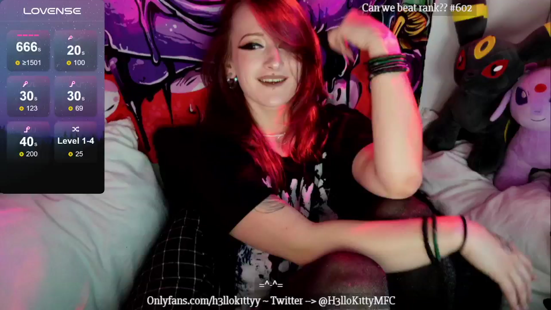 Gallery image thumbnail from H3llok1tty's myfreecams stream on, 08/13/2024, 11:15 image 19 of 20