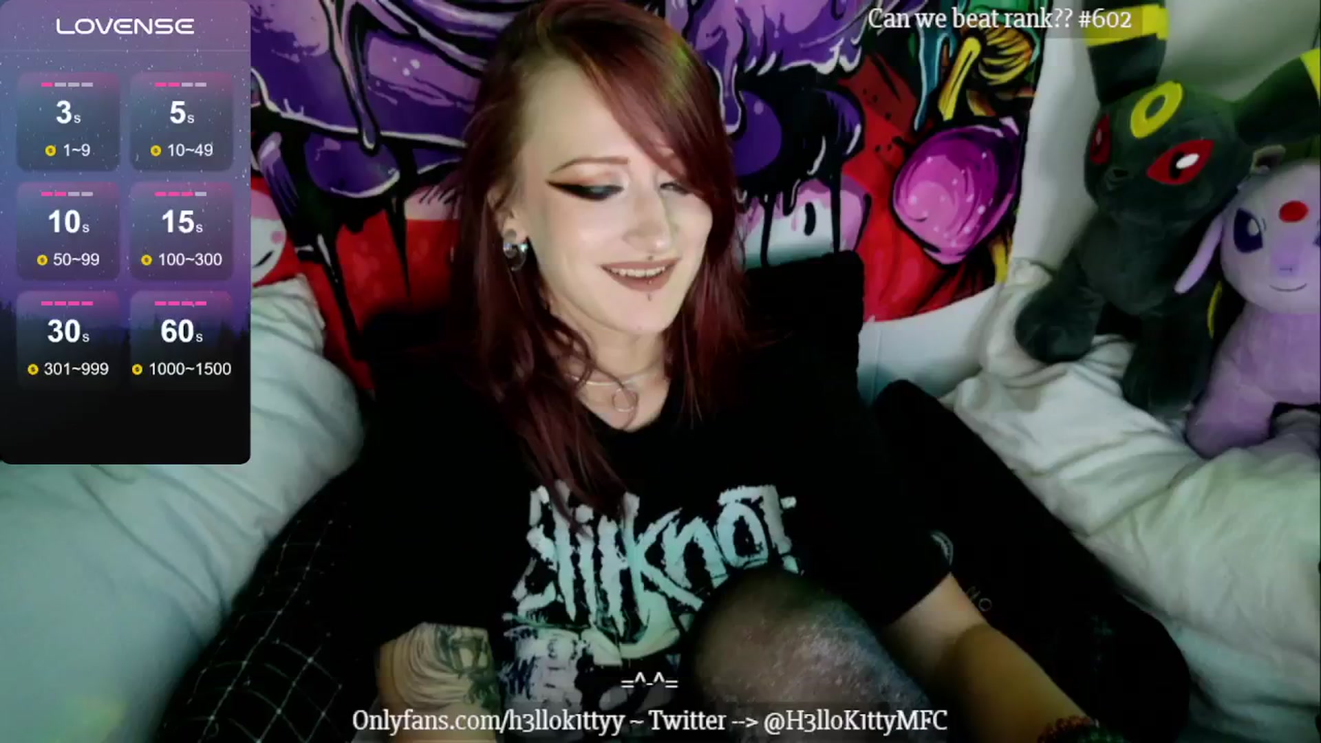 Gallery image thumbnail from H3llok1tty's myfreecams stream on, 08/13/2024, 11:15 image 17 of 20