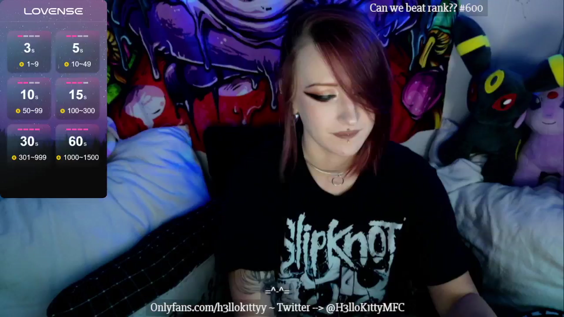 Gallery image thumbnail from H3llok1tty's myfreecams stream on, 08/13/2024, 11:15 image 6 of 20