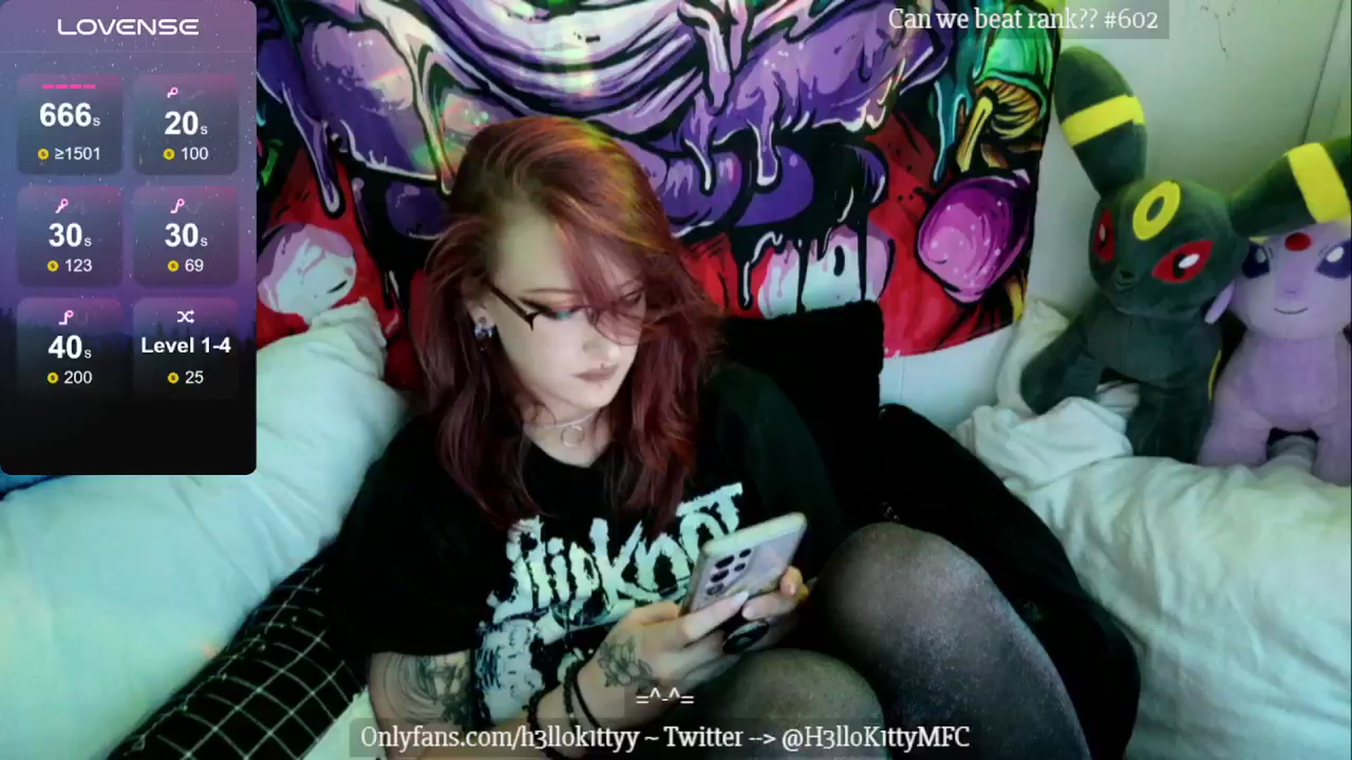 Gallery image thumbnail from H3llok1tty's myfreecams stream on, 08/13/2024, 11:15 image 11 of 20