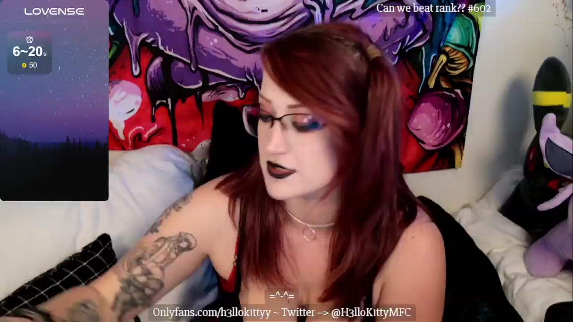 Gallery image thumbnail from H3llok1tty's myfreecams stream on, 08/14/2024, 11:14 image 18 of 20