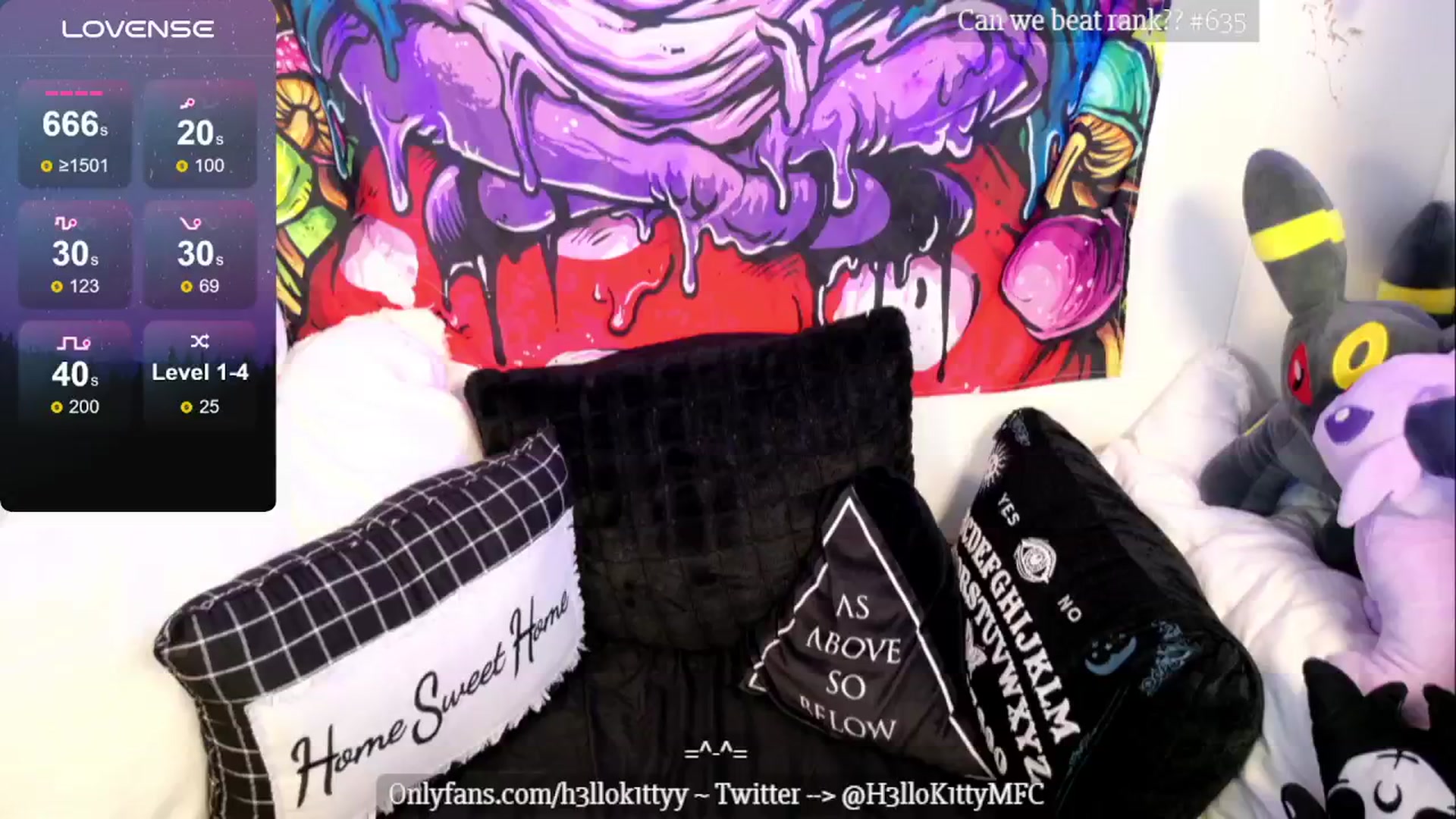 Gallery image thumbnail from H3llok1tty's myfreecams stream on, 08/14/2024, 11:14 image 6 of 20