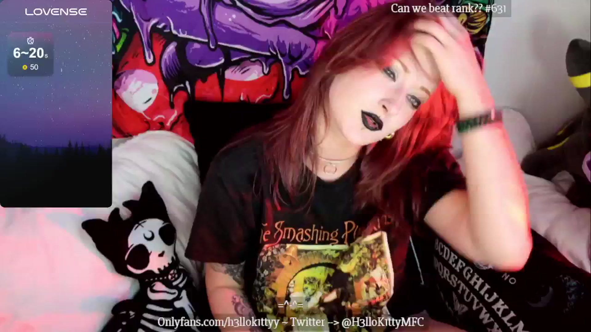 Gallery image thumbnail from H3llok1tty's myfreecams stream on, 08/15/2024, 11:35 image 16 of 20