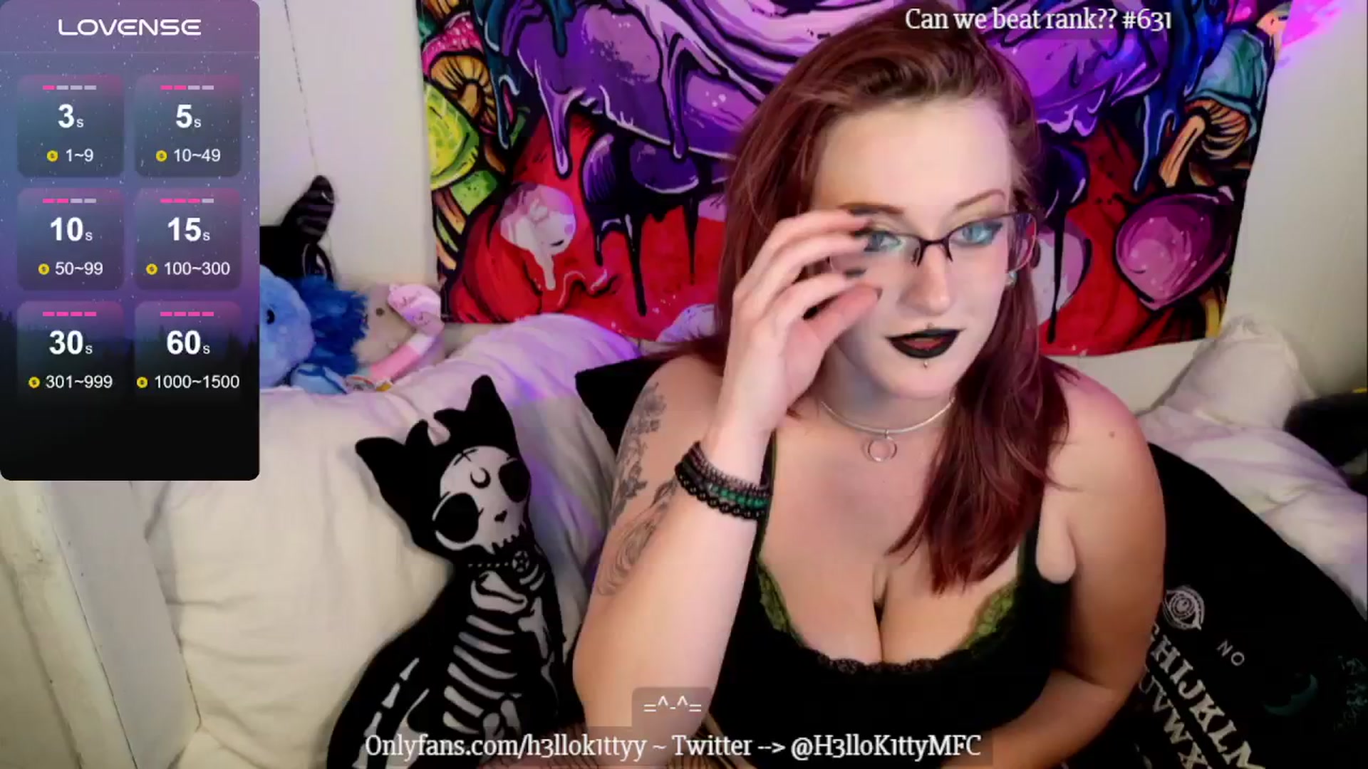 Gallery image thumbnail from H3llok1tty's myfreecams stream on, 08/15/2024, 11:35 image 7 of 20