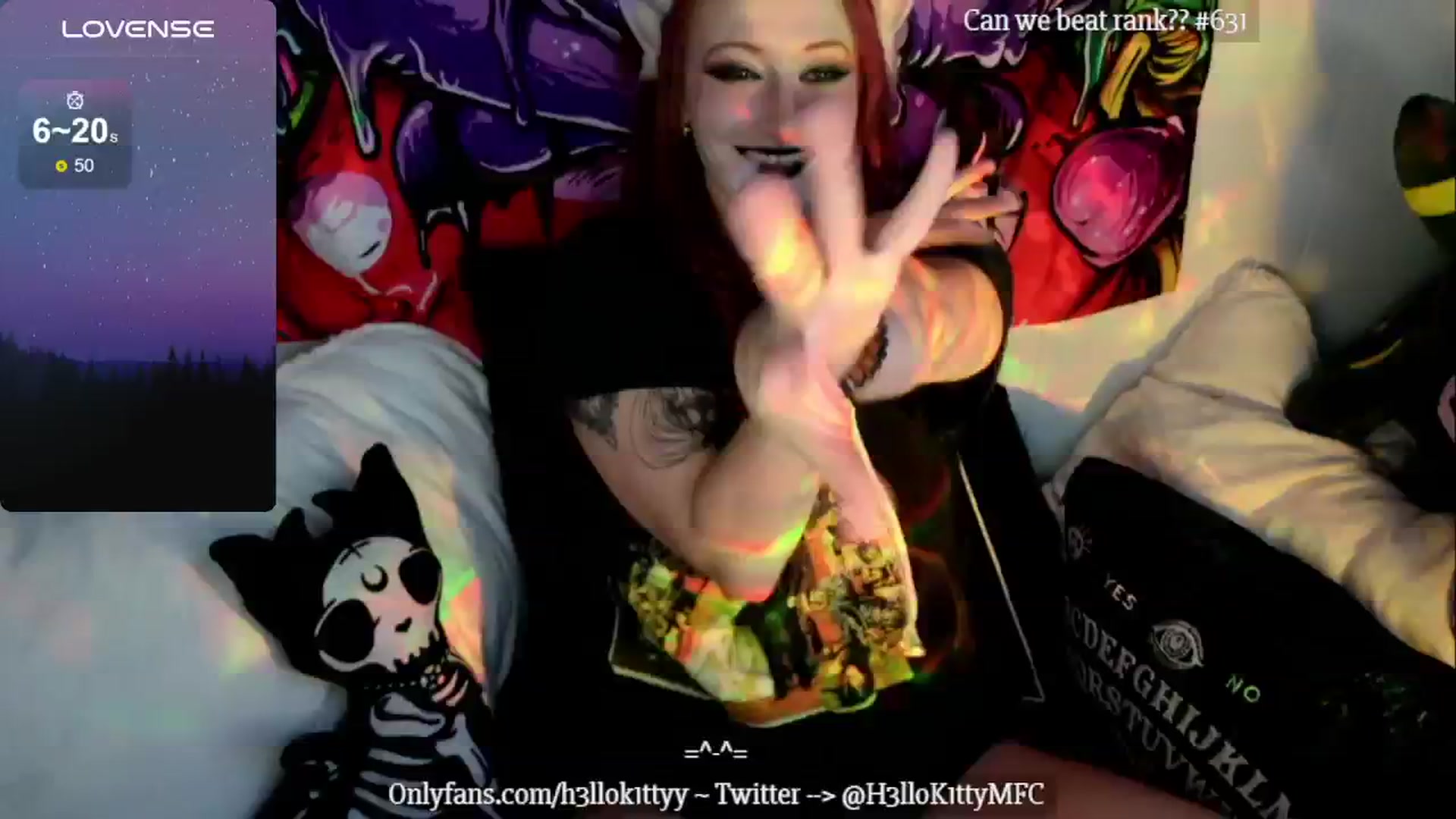 Gallery image thumbnail from H3llok1tty's myfreecams stream on, 08/15/2024, 11:35 image 15 of 20