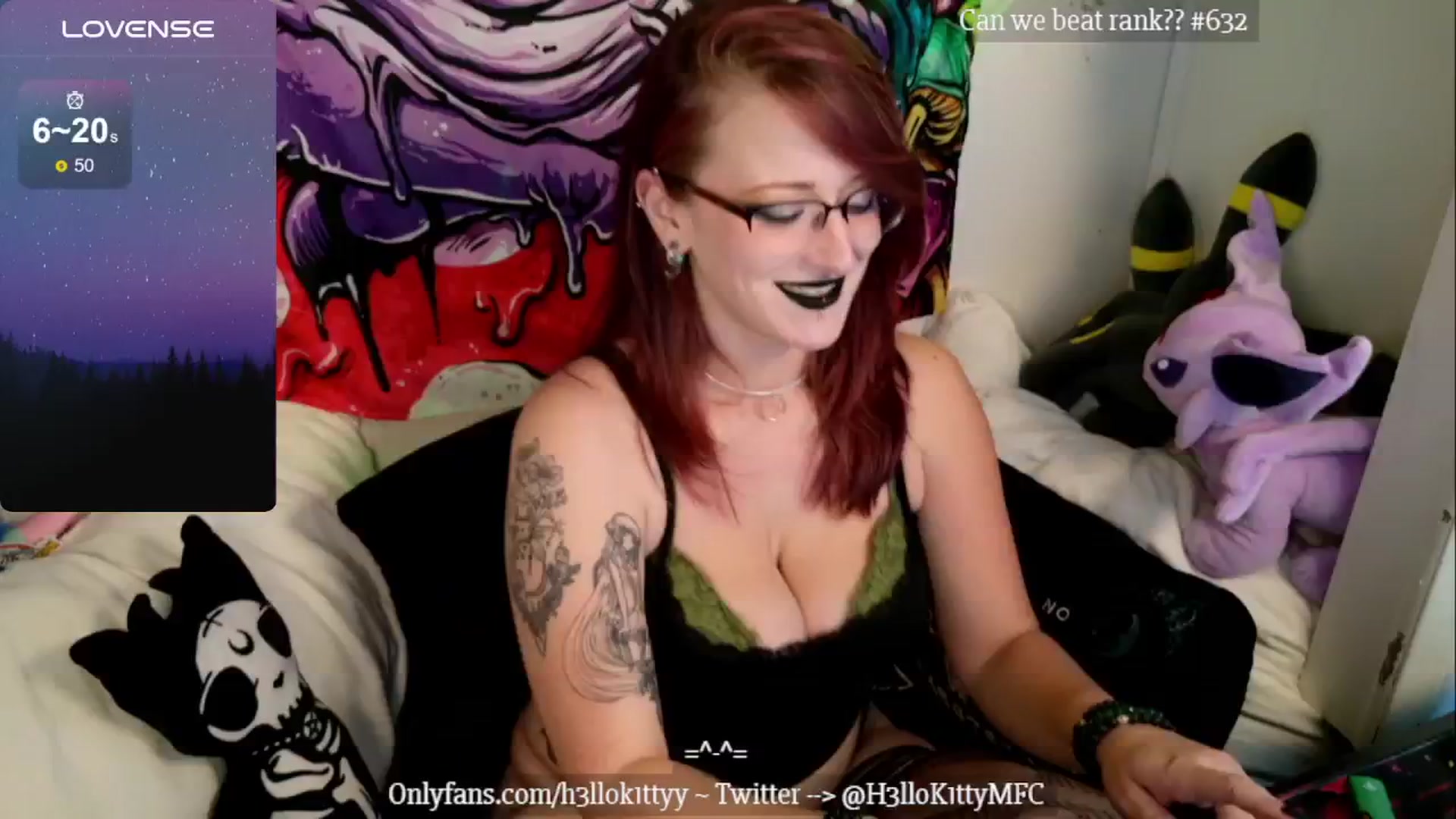 Gallery image thumbnail from H3llok1tty's myfreecams stream on, 08/15/2024, 11:35 image 10 of 20