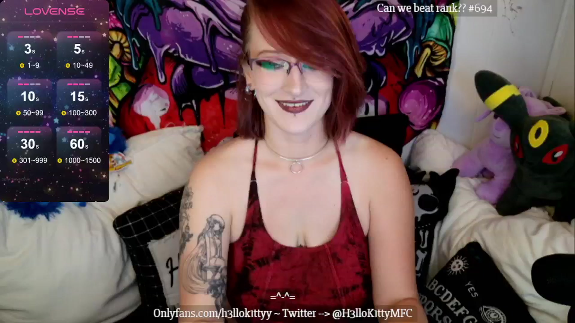 Gallery image thumbnail from H3llok1tty's myfreecams stream on, 08/21/2024, 09:56 image 20 of 20
