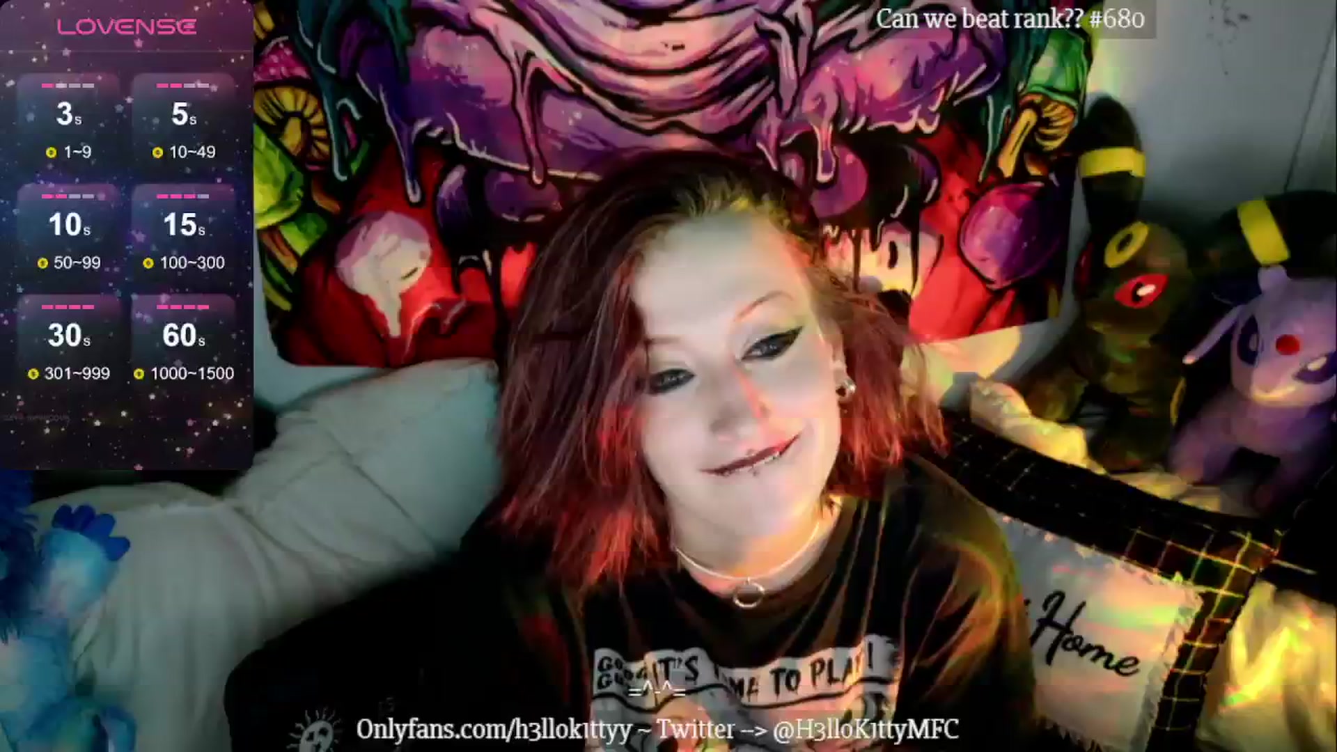 Gallery image thumbnail from H3llok1tty's myfreecams stream on, 08/22/2024, 11:04 image 14 of 20