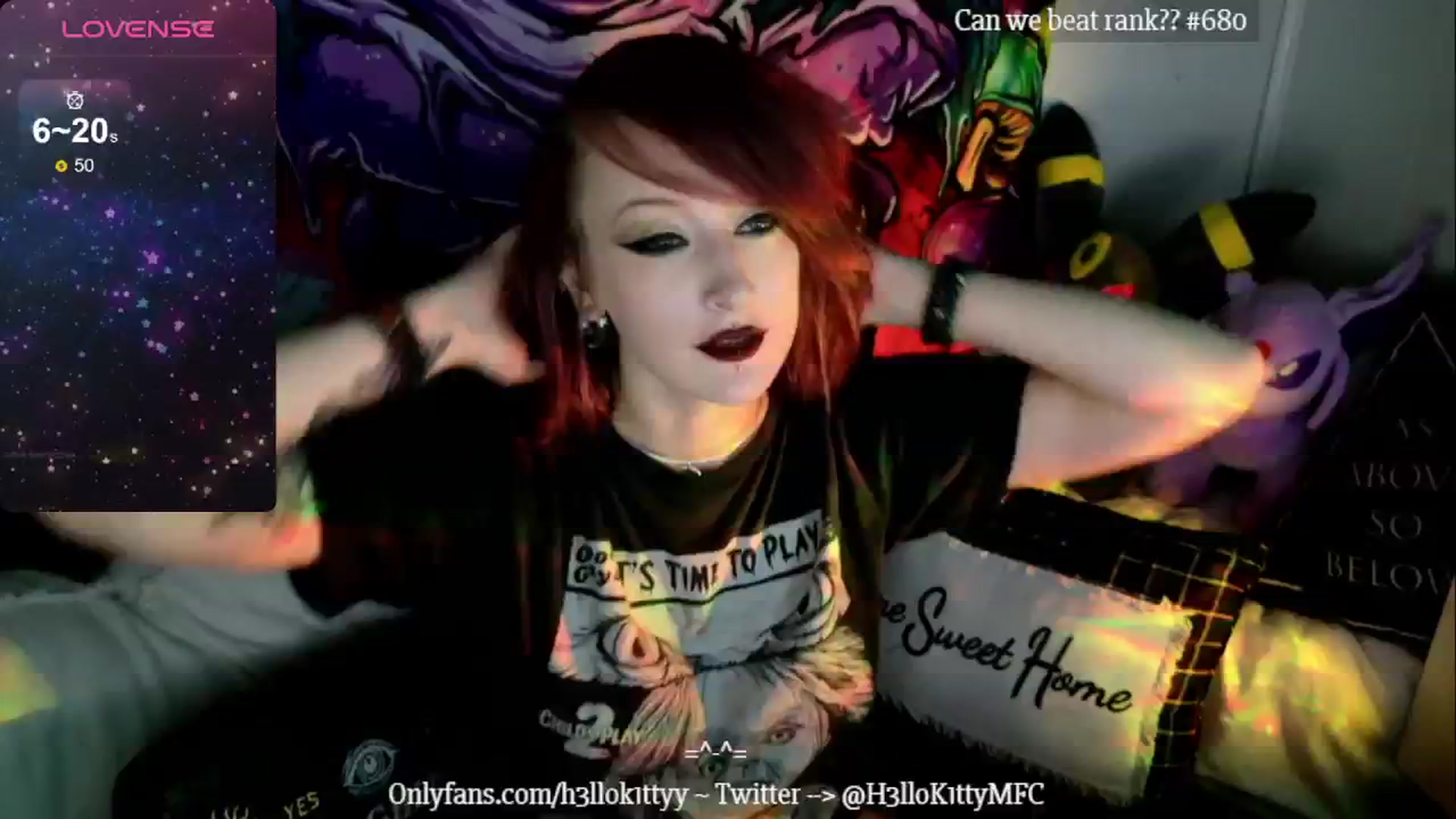 Gallery image thumbnail from H3llok1tty's myfreecams stream on, 08/22/2024, 11:04 image 16 of 20