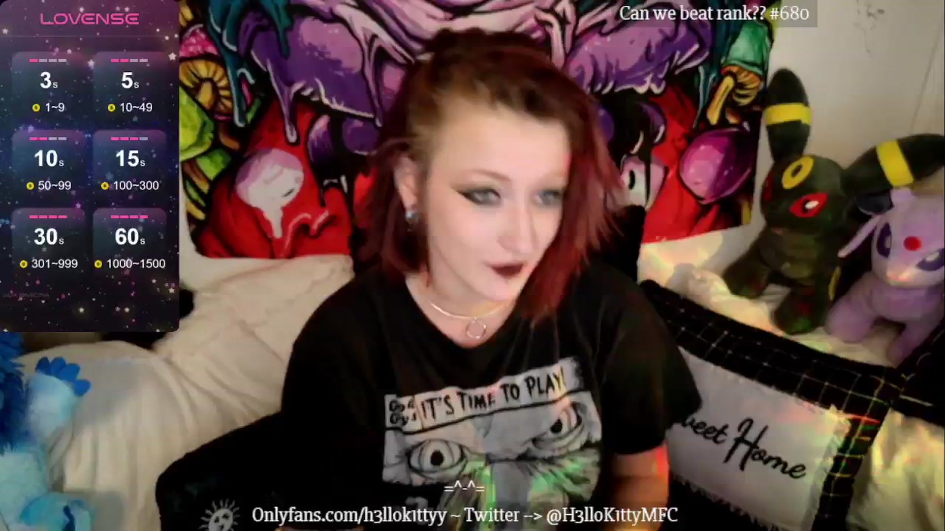 Gallery image thumbnail from H3llok1tty's myfreecams stream on, 08/22/2024, 11:04 image 13 of 20