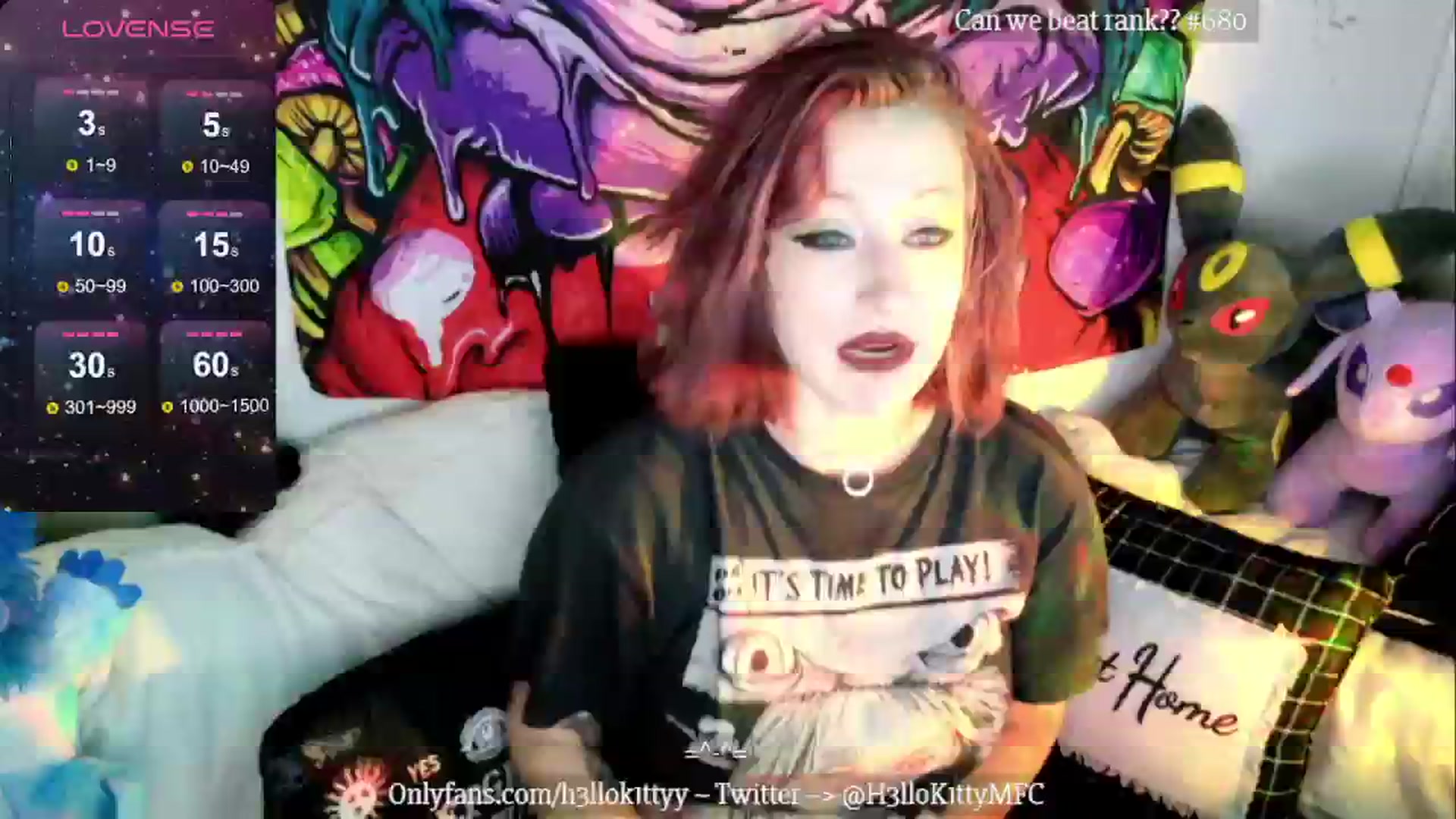 Gallery image thumbnail from H3llok1tty's myfreecams stream on, 08/22/2024, 11:04 image 15 of 20