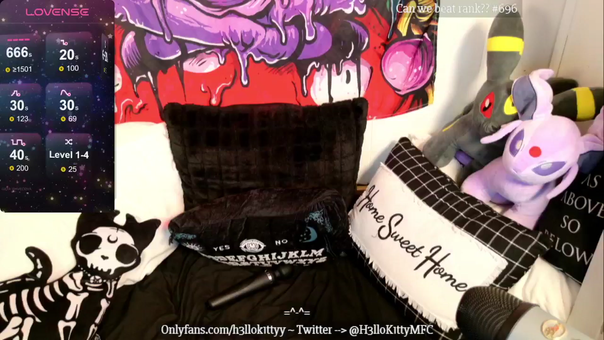Gallery image thumbnail from H3llok1tty's myfreecams stream on, 08/23/2024, 11:43 image 9 of 20