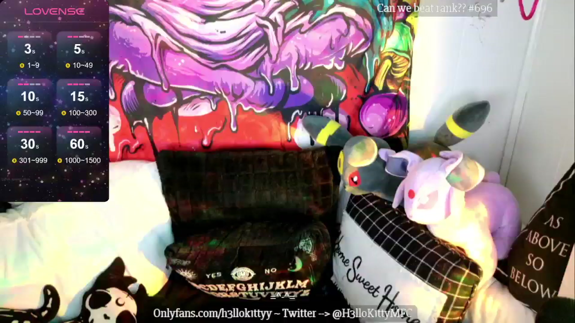 Gallery image thumbnail from H3llok1tty's myfreecams stream on, 08/23/2024, 11:43 image 18 of 20