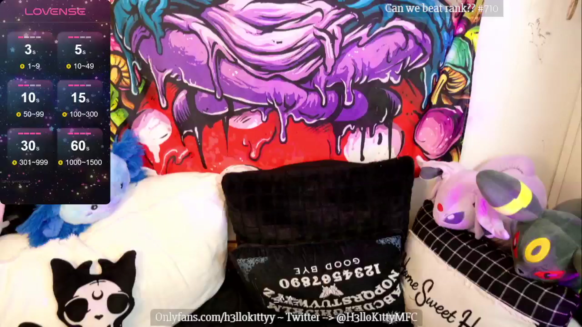 Gallery image thumbnail from H3llok1tty's myfreecams stream on, 08/24/2024, 12:17 image 1 of 20