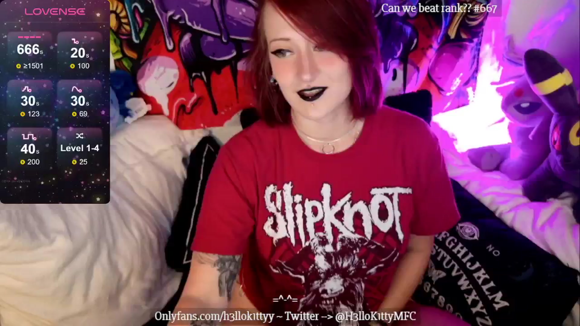 Gallery image thumbnail from H3llok1tty's myfreecams stream on, 08/28/2024, 11:41 image 3 of 20