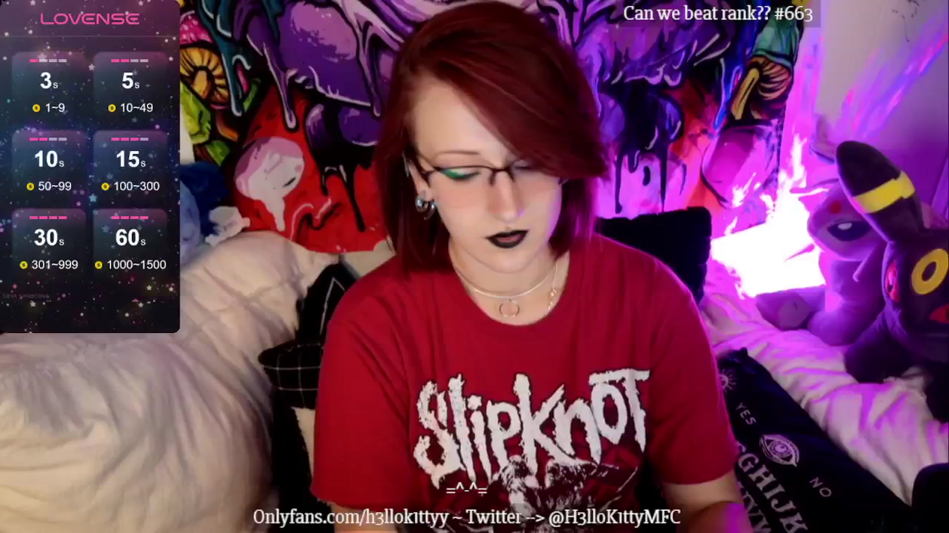 Gallery image thumbnail from H3llok1tty's myfreecams stream on, 08/28/2024, 11:41 image 8 of 20