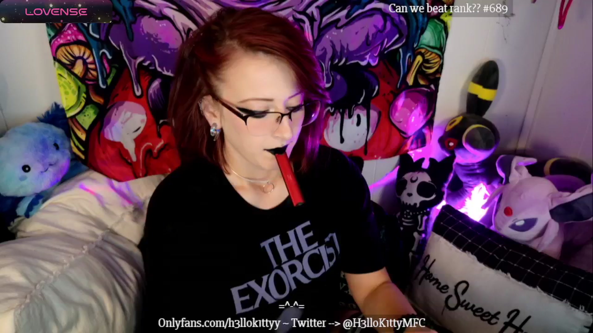Gallery image thumbnail from H3llok1tty's myfreecams stream on, 08/30/2024, 10:20 image 9 of 20