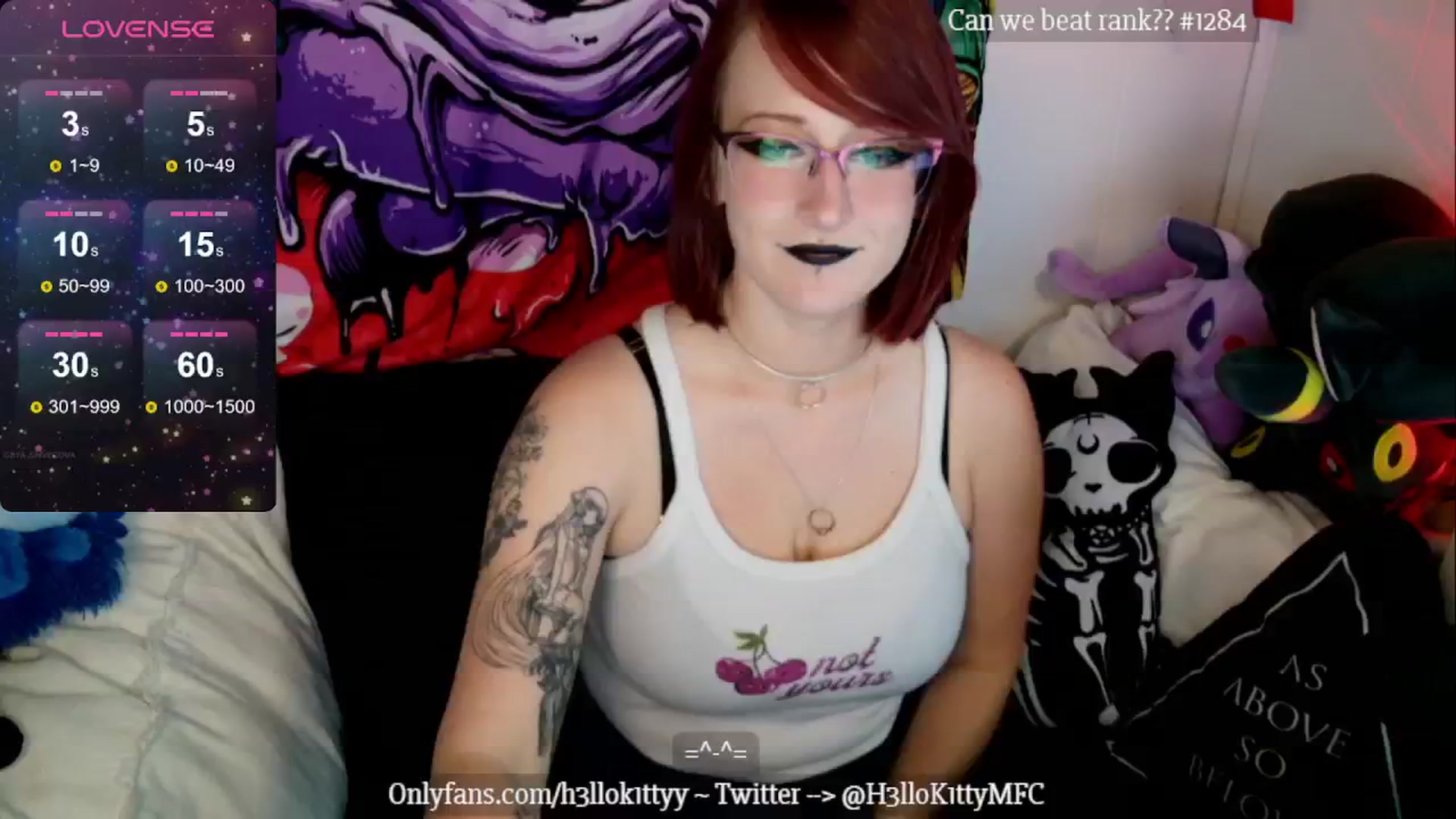 Gallery image thumbnail from H3llok1tty's myfreecams stream on, 09/09/2024, 09:51 image 19 of 20