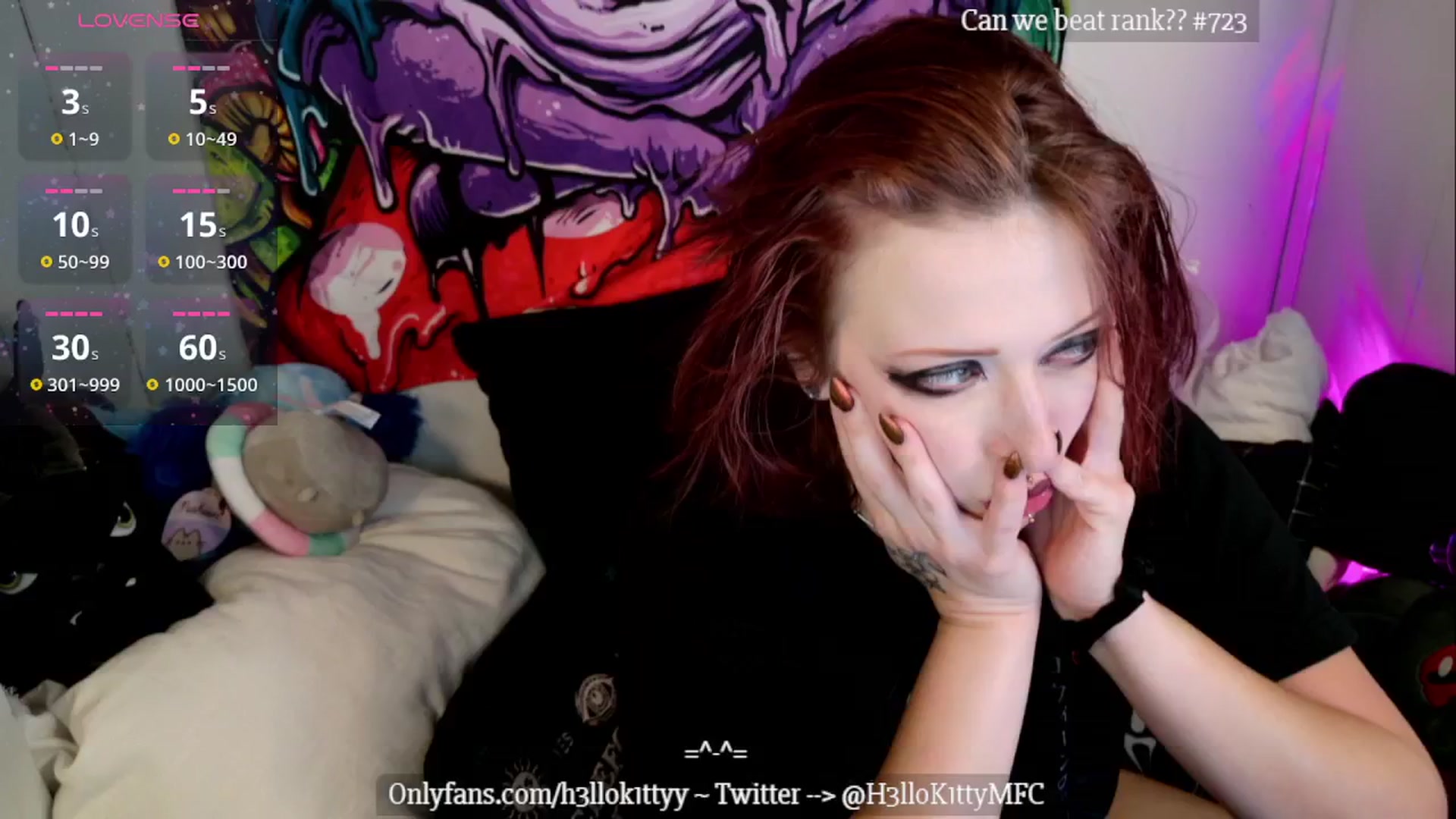 Gallery image thumbnail from H3llok1tty's myfreecams stream on, 09/14/2024, 12:14 image 16 of 20