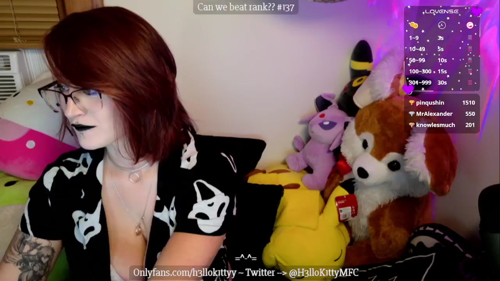 Gallery image thumbnail from H3llok1tty's myfreecams stream on, 10/01/2024, 09:07 image 12 of 20