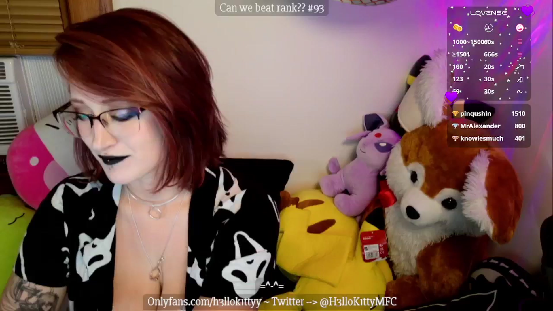 Gallery image thumbnail from H3llok1tty's myfreecams stream on, 10/01/2024, 09:59 image 6 of 20