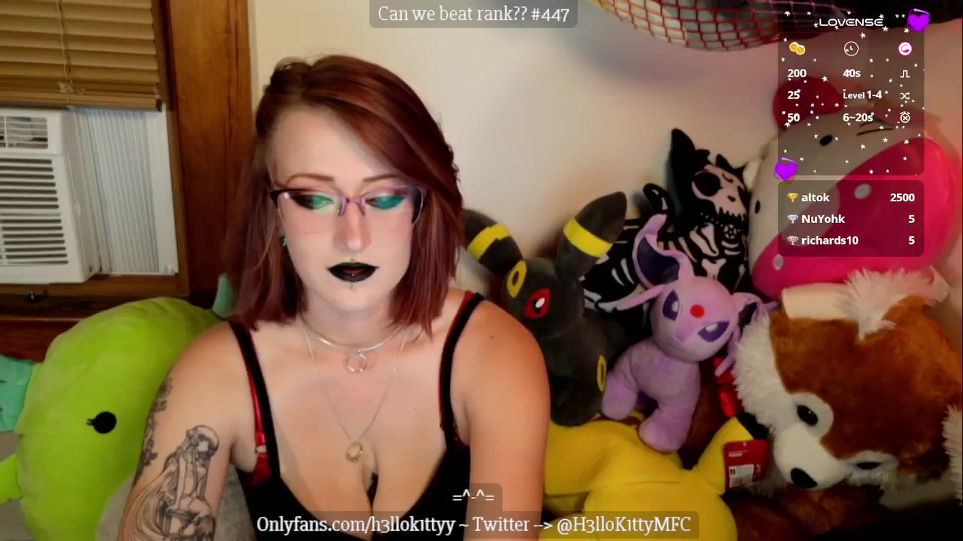 Gallery image thumbnail from H3llok1tty's myfreecams stream on, 10/02/2024, 10:36 image 8 of 20