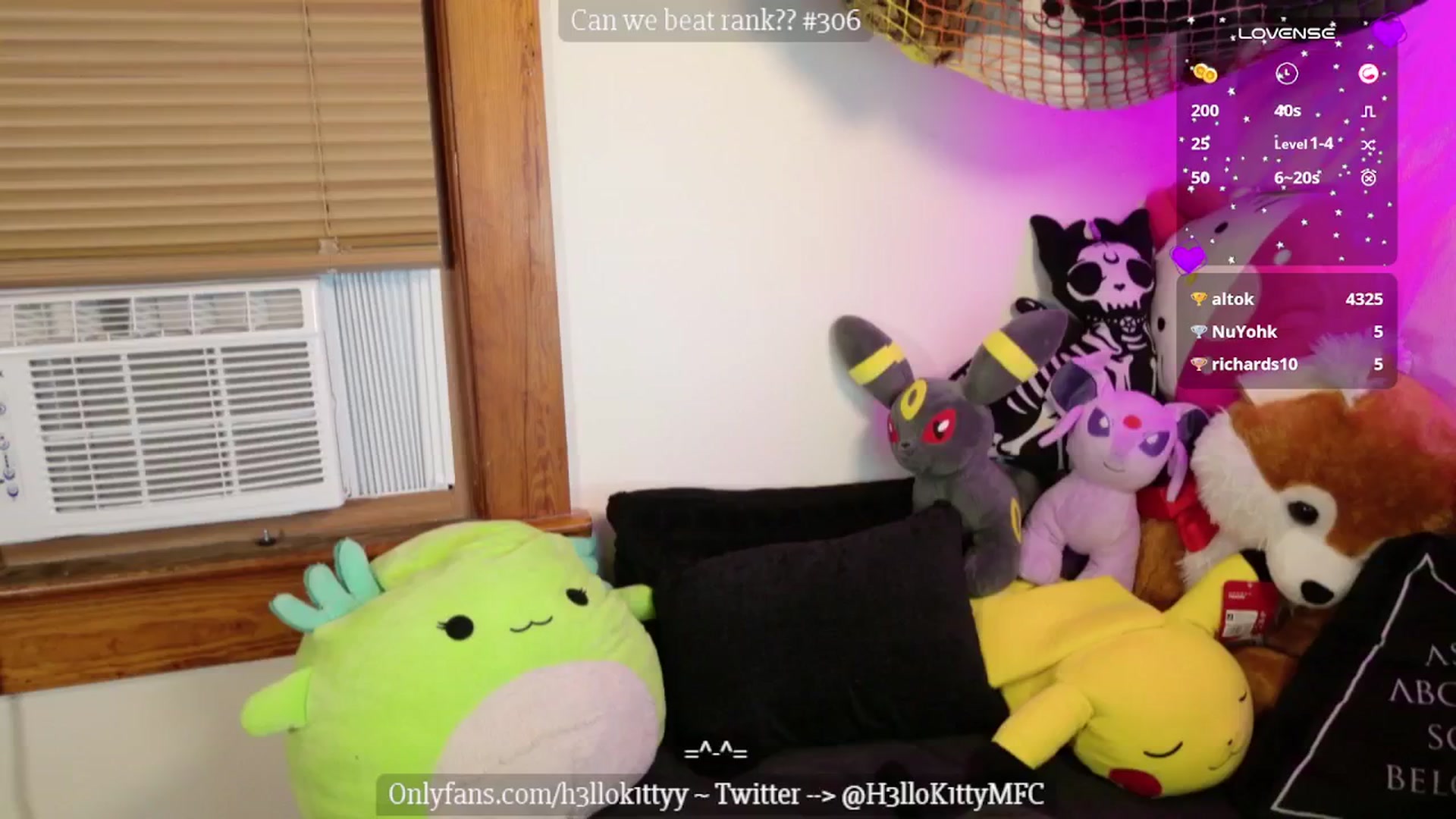 Gallery image thumbnail from H3llok1tty's myfreecams stream on, 10/02/2024, 10:36 image 15 of 20