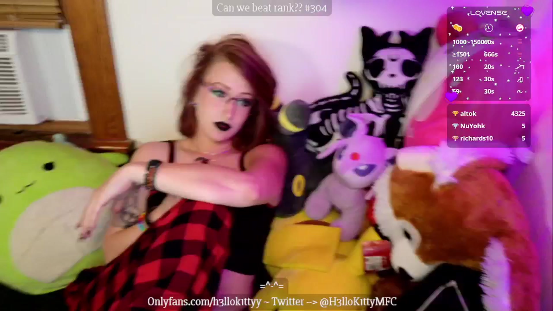 Gallery image thumbnail from H3llok1tty's myfreecams stream on, 10/02/2024, 10:36 image 13 of 20