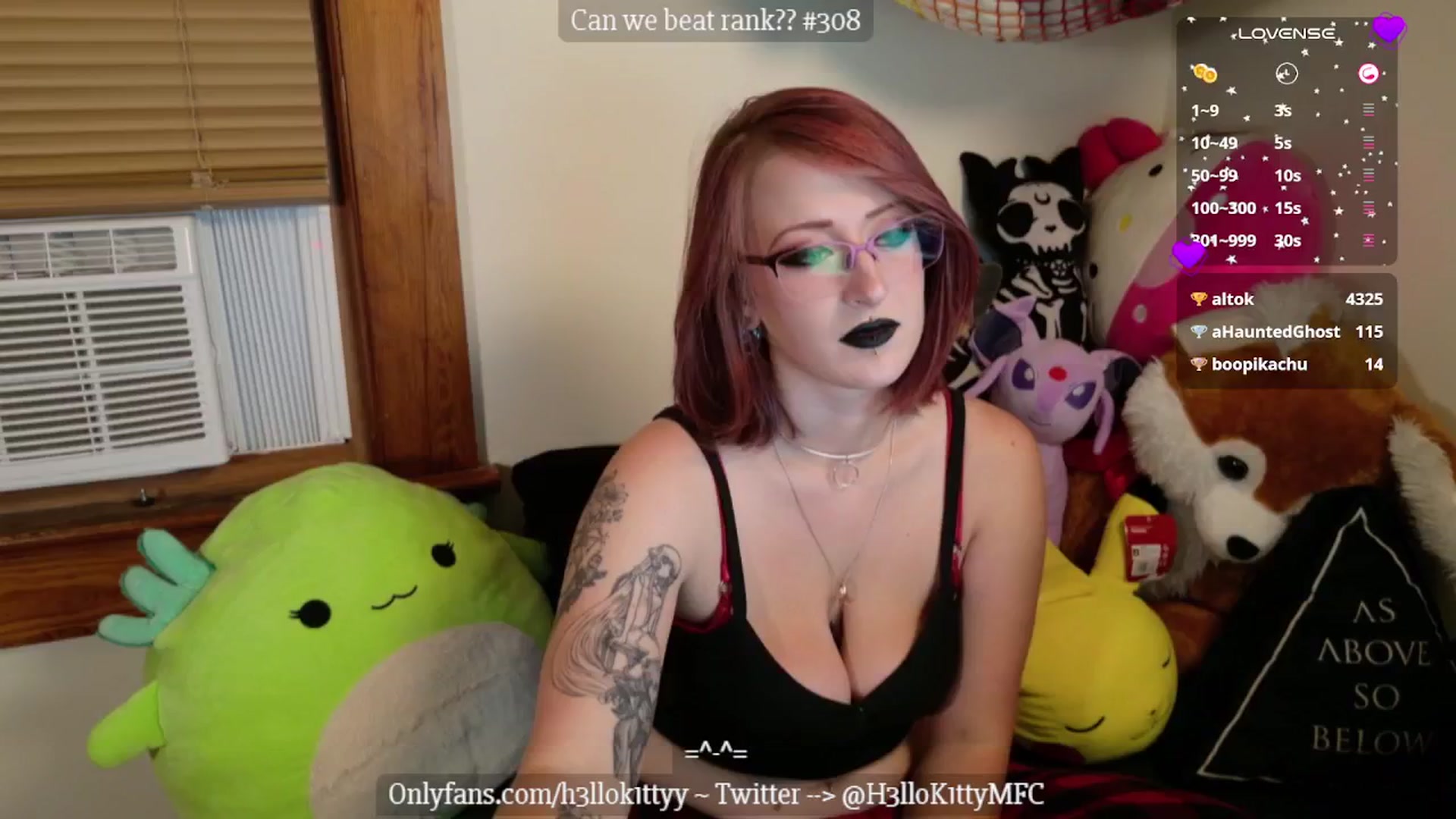 Gallery image thumbnail from H3llok1tty's myfreecams stream on, 10/02/2024, 13:49 image 3 of 20