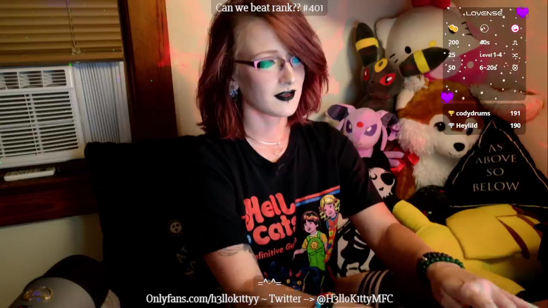 Gallery image thumbnail from H3llok1tty's myfreecams stream on, 10/03/2024, 12:00 image 3 of 20