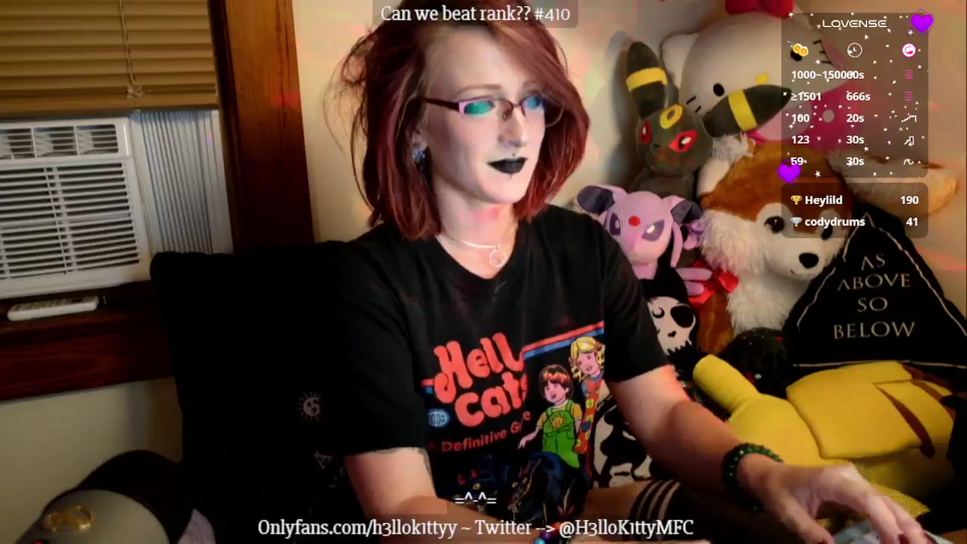 Gallery image thumbnail from H3llok1tty's myfreecams stream on, 10/03/2024, 12:00 image 2 of 20