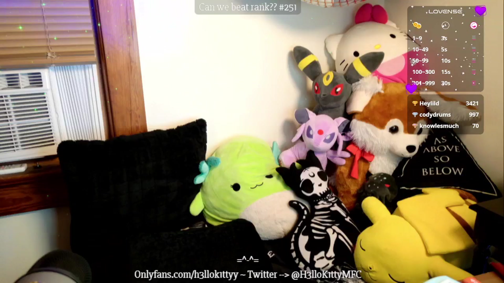 Gallery image thumbnail from H3llok1tty's myfreecams stream on, 10/03/2024, 12:00 image 15 of 20