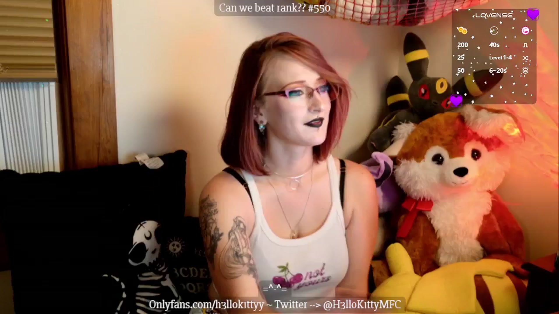 Gallery image thumbnail from H3llok1tty's myfreecams stream on, 10/08/2024, 08:49 image 2 of 20
