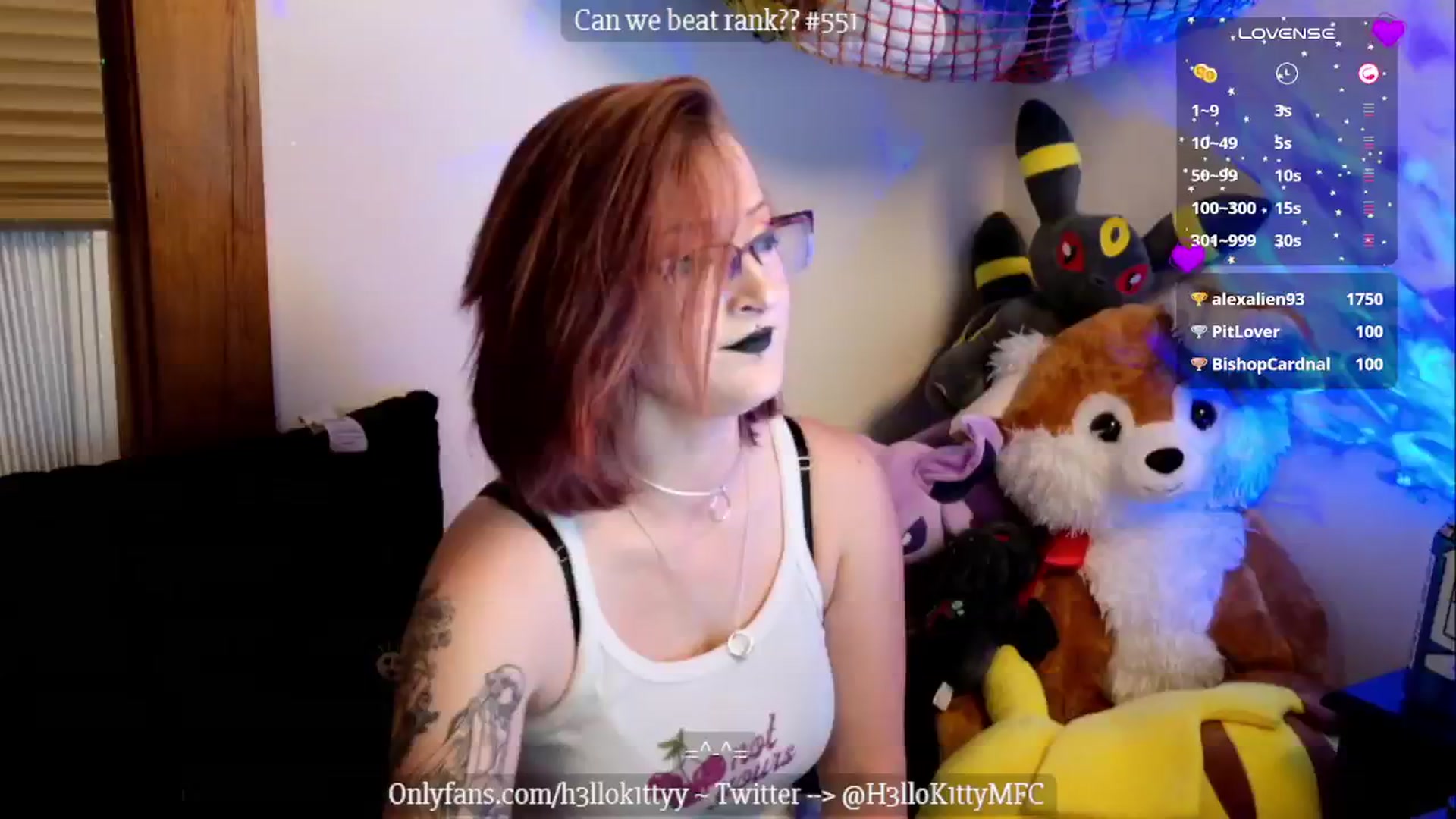 Gallery image thumbnail from H3llok1tty's myfreecams stream on, 10/08/2024, 08:49 image 7 of 20