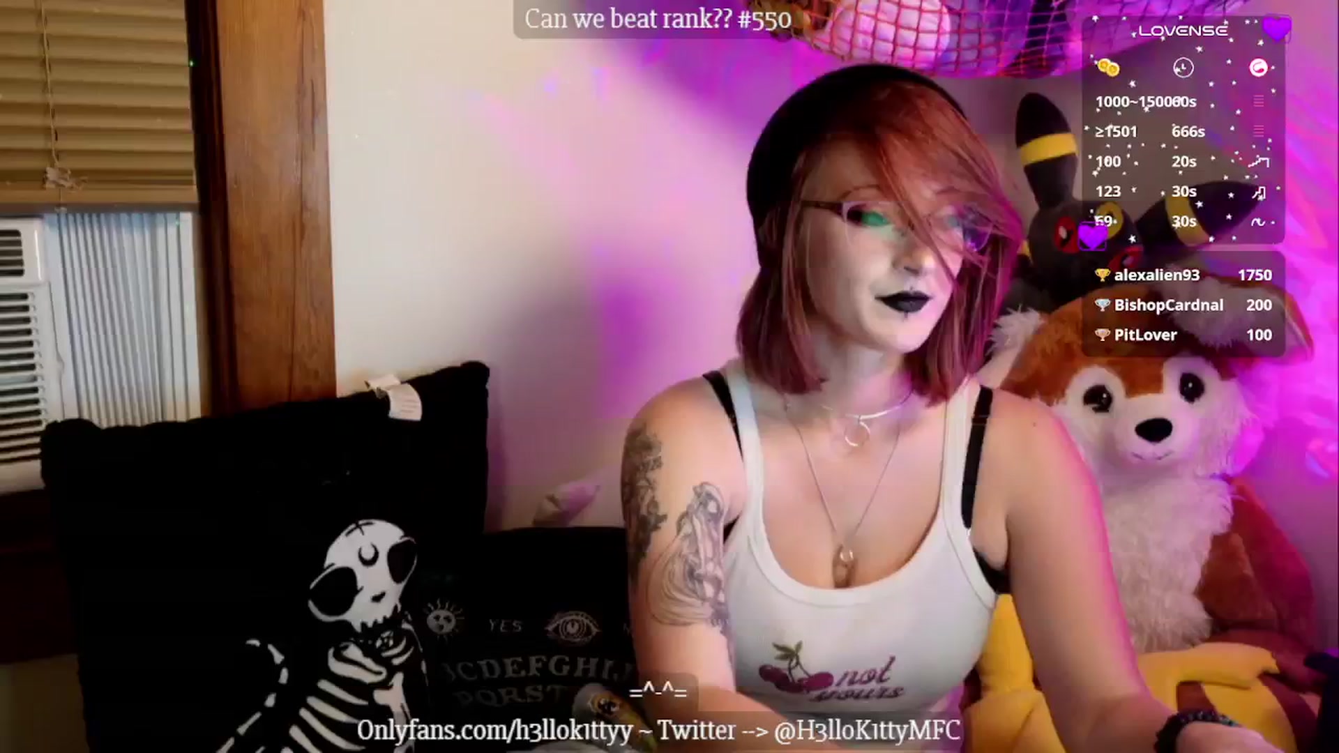 Gallery image thumbnail from H3llok1tty's myfreecams stream on, 10/08/2024, 08:49 image 10 of 20