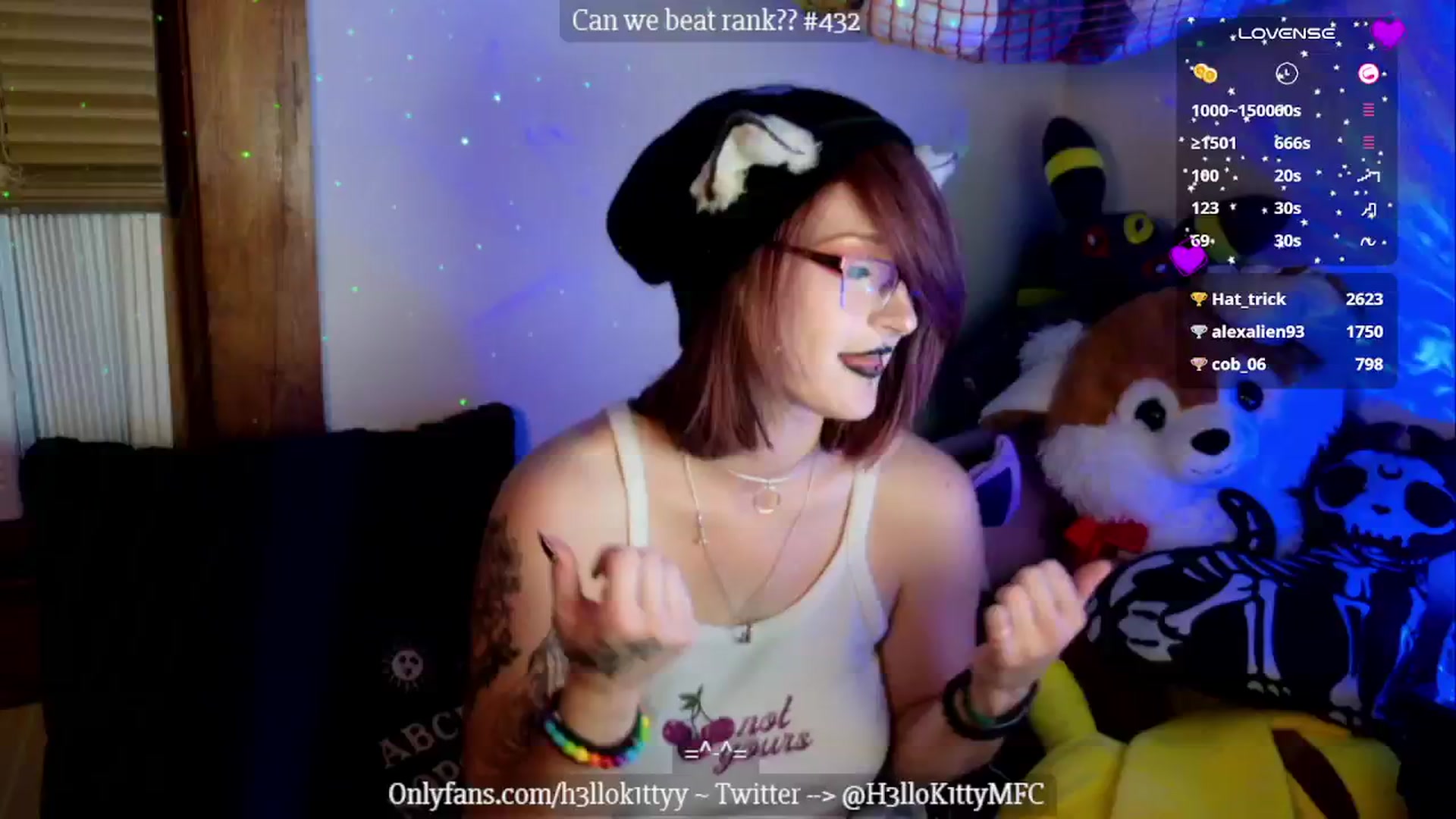 Gallery image thumbnail from H3llok1tty's myfreecams stream on, 10/08/2024, 10:20 image 6 of 20
