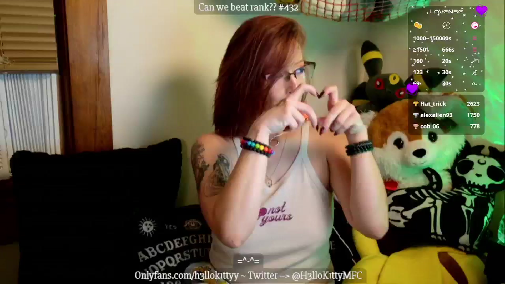 Gallery image thumbnail from H3llok1tty's myfreecams stream on, 10/08/2024, 10:20 image 4 of 20