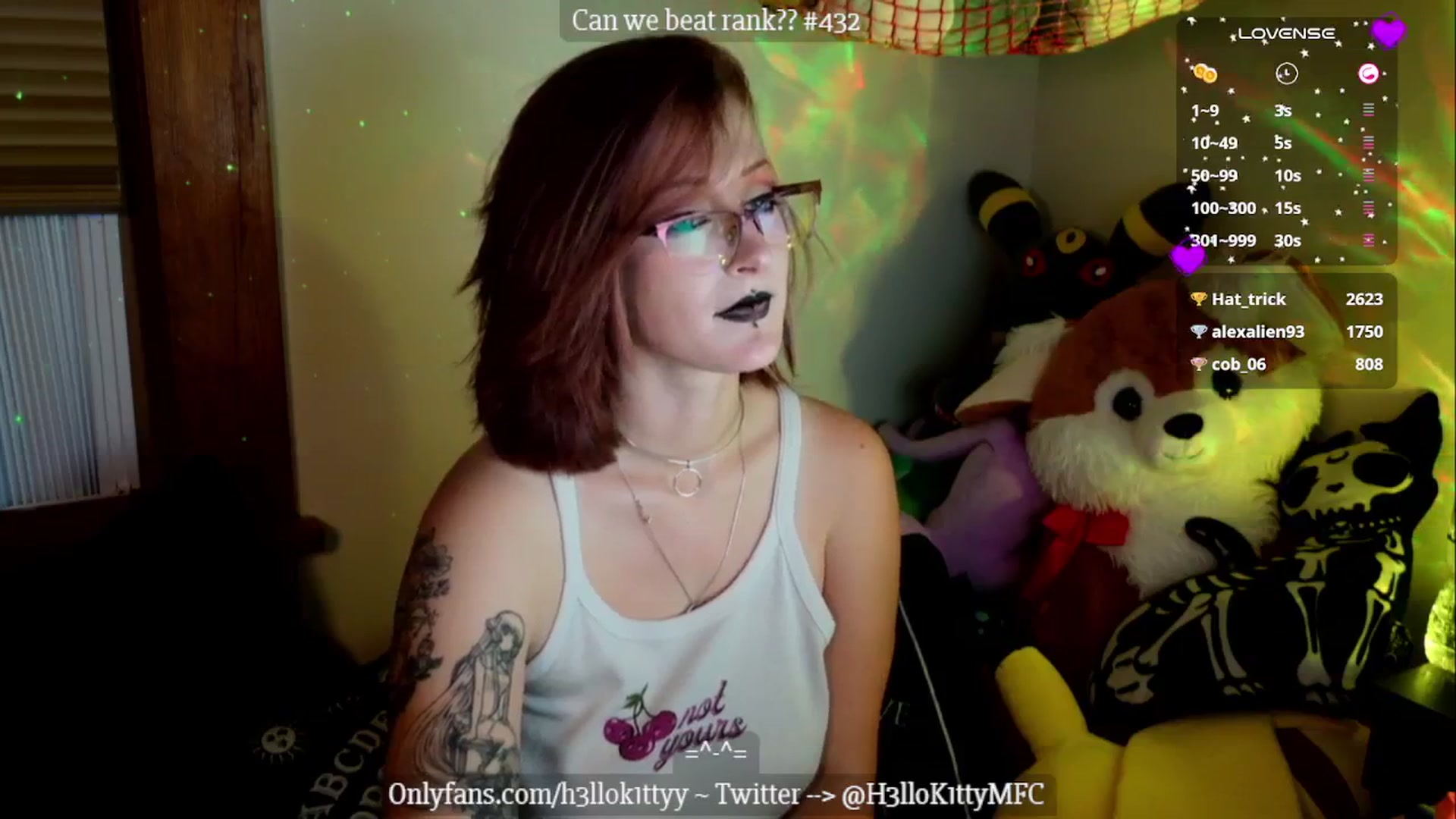 Gallery image thumbnail from H3llok1tty's myfreecams stream on, 10/08/2024, 10:20 image 18 of 20
