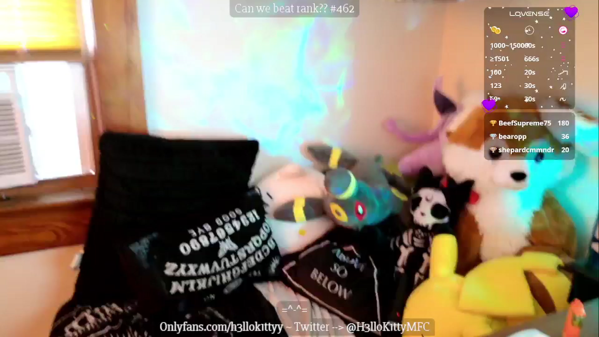 Gallery image thumbnail from H3llok1tty's myfreecams stream on, 10/09/2024, 14:49 image 19 of 20