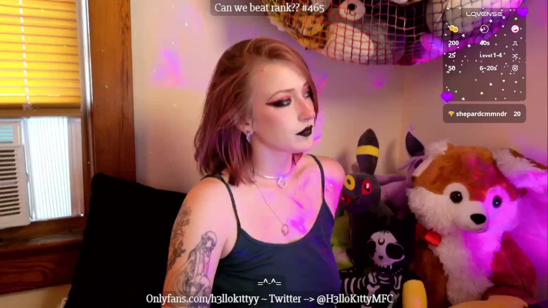Gallery image thumbnail from H3llok1tty's myfreecams stream on, 10/09/2024, 14:49 image 8 of 20